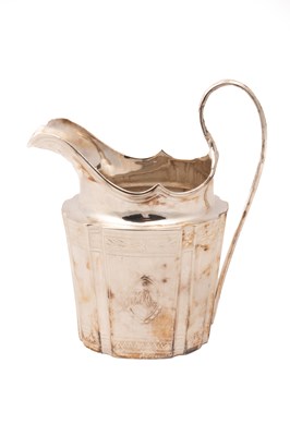 Lot 160 - An Irish silver cream jug