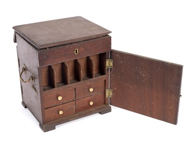 Lot 584 - An early 19th Century mahogany apothecary's...