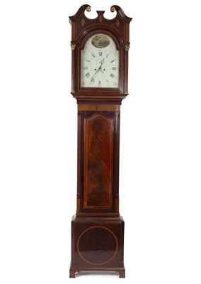 Lot 631 - A George III mahogany longcase clock, circa...