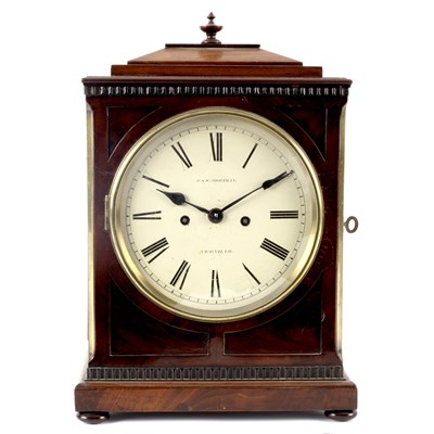 Lot 639 - A Regency bracket clock, S & W Shoreman, with...