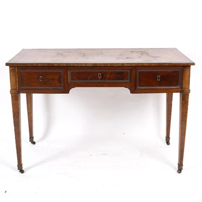 Lot 642 - A Louis XVI mahogany dressing table, circa...