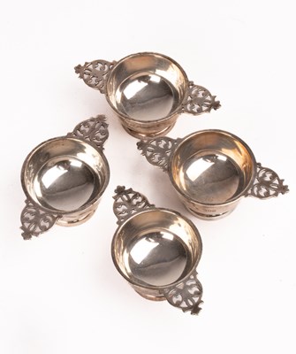 Lot 162 - A set of four Victorian silver salts