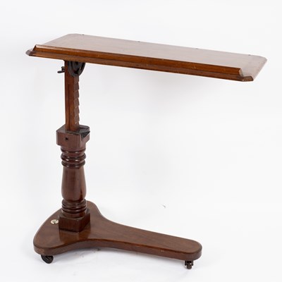 Lot 707 - A William IV mahogany bed table, circa 1835,...