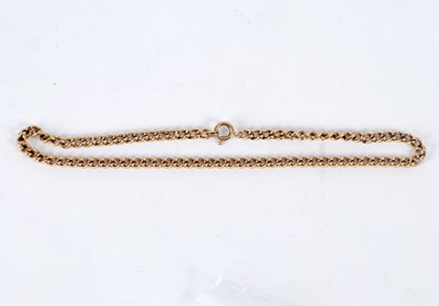 Lot 18 - A 9ct yellow gold curb link chain...