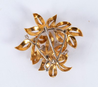 Lot 23 - A gem set brooch by Cropp & Farr, of multiple...