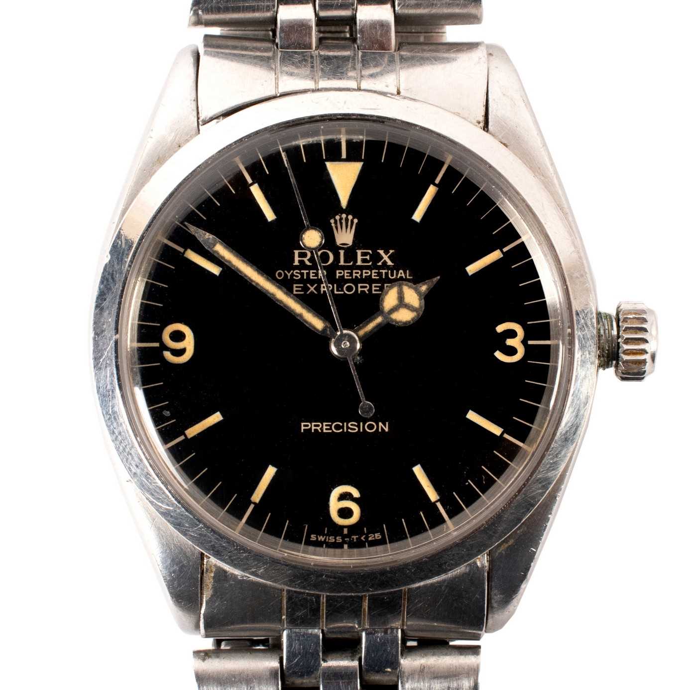 Lot 59 - A gentleman's Rolex Oyster Explorer wristwatch,...