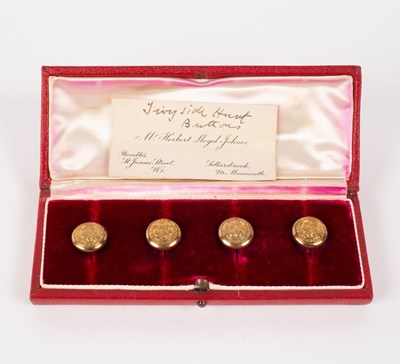Lot 69 - Four Tivyside livery buttons in original box