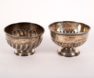 Lot 110 - A silver rose bowl, Walker & Hall, Sheffield,...