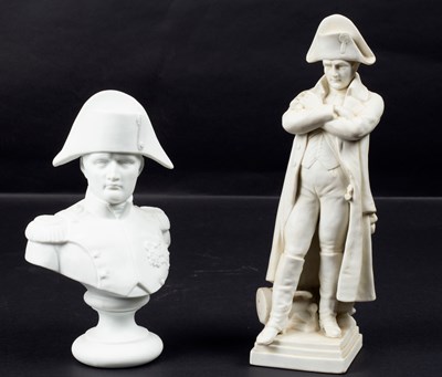 Lot 202 - A Continental biscuit porcelain figure of...