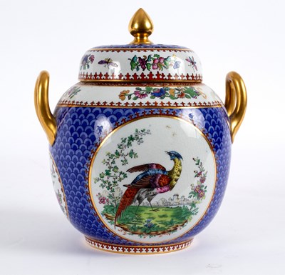 Lot 228 - A Copeland Spode pot pourri of ovoid form with...