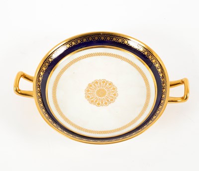 Lot 234 - A Sèvres coupe, 1820, the shallow bowl with...