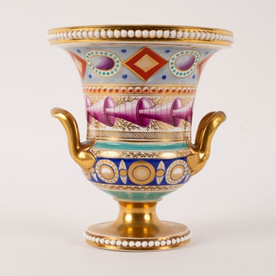 Lot 358 - A Spode campana vase, circa 1810, with...