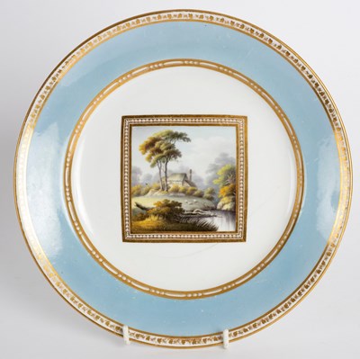 Lot 362 - A Spode plate made for the Prince of Wales,...