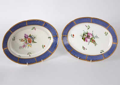 Lot 367 - A pair of Spode porcelain oval serving dishes,...