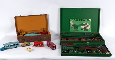 Lot 486 - A quantity of Dinky toys, and a Meccano Set 6,...