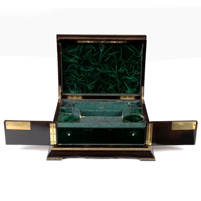 Lot 671 - A 19th Century Boulle work dressing case, J...