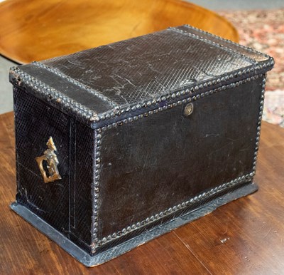 Lot 700 - An officer's leather writing companion with...