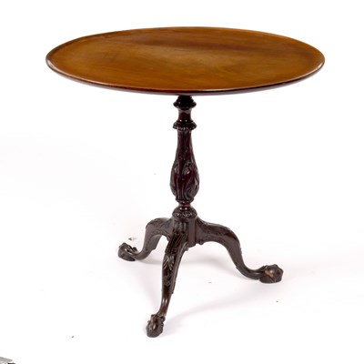 Lot 742 - A mahogany table of 18th Century design, the...