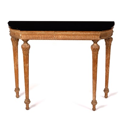 Lot 761 - An 18th Century style console table with...