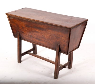 Lot 818 - An 18th Century dough bin, the tapered bin on...