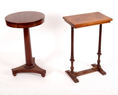 Lot 834 - A Victorian mahogany occasional table, on an...