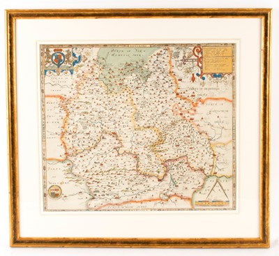 Lot 908 - Christopher Saxton (1540-1610)/Oxfordshire,...