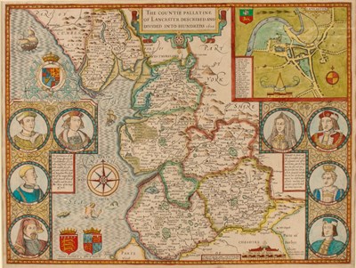 Lot 909 - John Speed (1552-1629)/The Countie Pallatine...