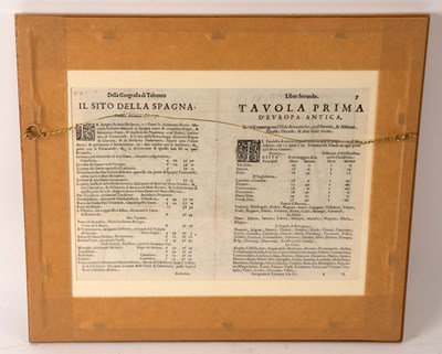 Lot 918 - Girolamo Ruscelli/Tabula Europae/colour...