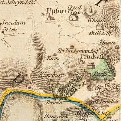 Lot 926 - Isaac Taylor/Map of the County of...