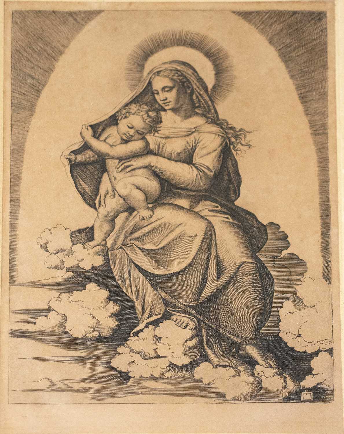 Lot 940 - Marcantonio Raimondi after Raphael/Madonna