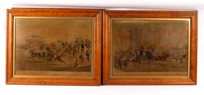 Lot 945 - J Harris/four coloured engravings, each 33cm x...