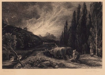 Lot 947 - Samuel Palmer/The Early Ploughman, circa...