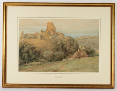 Lot 992 - George H Pemsel/Corfe Castle/signed lower...