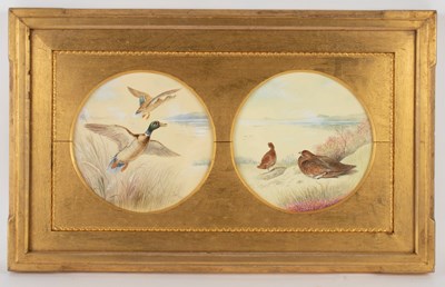 Lot 993 - William E Powell/Ducks and Partridge/a pair...