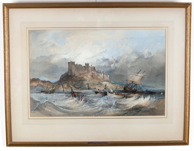 Lot 1024 - George Balmer (British 1806-1846)/Bamburgh...