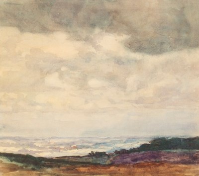 Lot 1068 - Fred Roe (British 1865-1947)/Moorland...