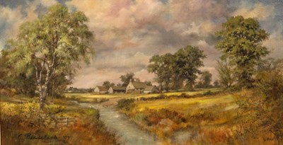 Lot 1101 - C Bendelack (20th Century)/Country Landscape...