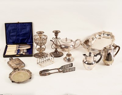 Lot 5 - Sundry silver plate