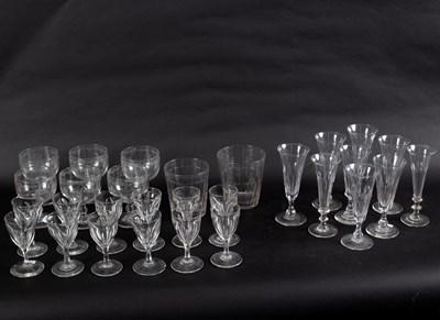 Lot 133 - A collection of glass comprising six...