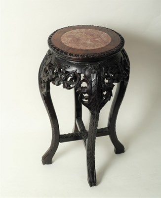 Lot 239 - A Chinese 19th Century hardwood jardinière...