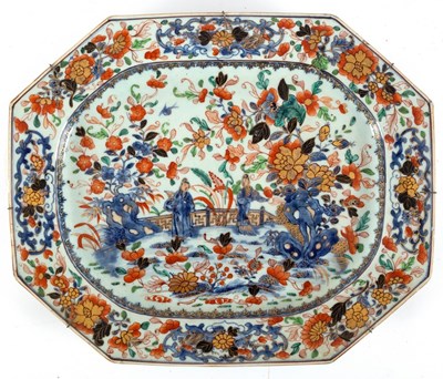 Lot 260 - A Chinese export meat dish, circa 1760, with...