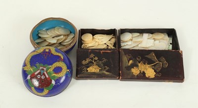 Lot 272 - A quantity of Cantonese mother-of-pearl gaming...