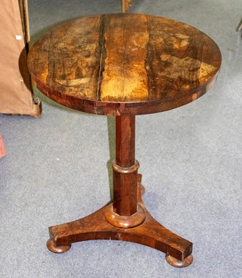 Lot 312 - A Regency rosewood circular table on a flat...