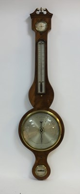 Lot 1047 - A 19th Century wheel barometer by C Camozzi,...