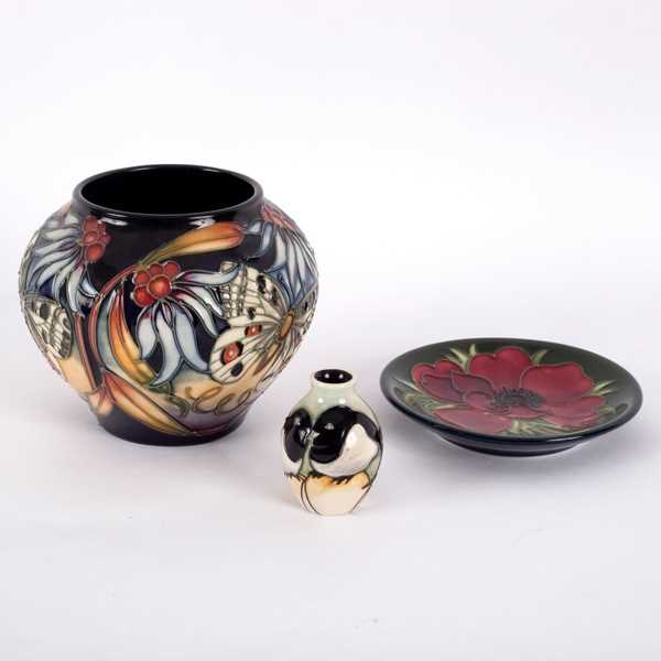 Lot 88 - Moorcroft Pottery, Apollo Butterfly vase by...