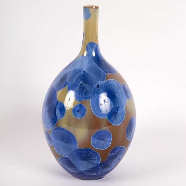 Lot 154 - Simon Rich (born 1949), a crystalline glazed...
