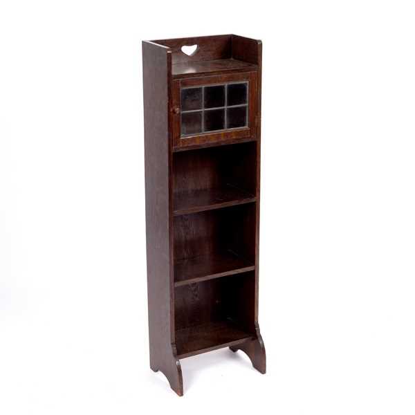 Lot 343 - Liberty, a narrow Art Nouveau style bookcase,...