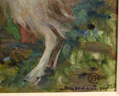 Lot 386 - Anton Hirschig (1867-1939)/Boy with...