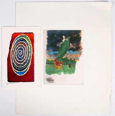 Lot 742 - Jamie Reid (British, born 1947)/Spiral/signed...