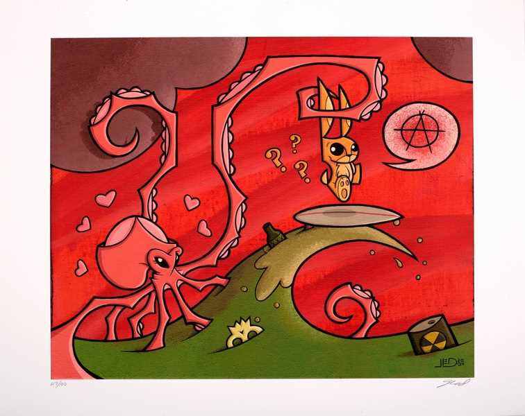 Lot 747 - Joe Ledbetter AKA J.LED/Post-Apocalyptic Surf...